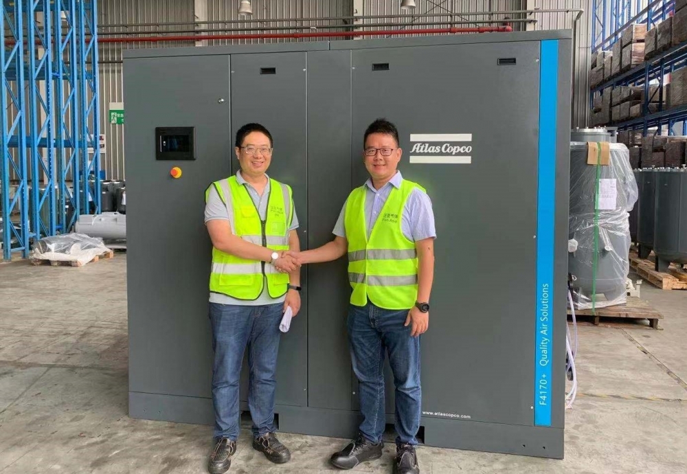 阿特拉斯·科普柯變頻冷凍式干燥機F4170W+VSD 新品下線